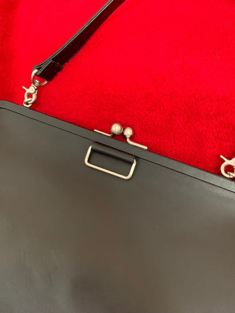 瑠衣　Jean Paul Gaultier 廃盤美品がま口バッグブラック