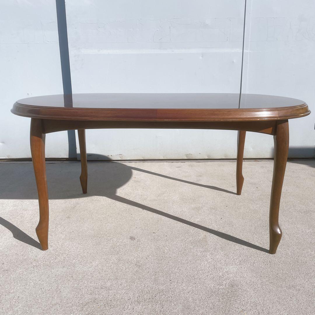 【美品】maruni マルニ アンティーク 猫脚ダイニングテーブル 昭和レトロ