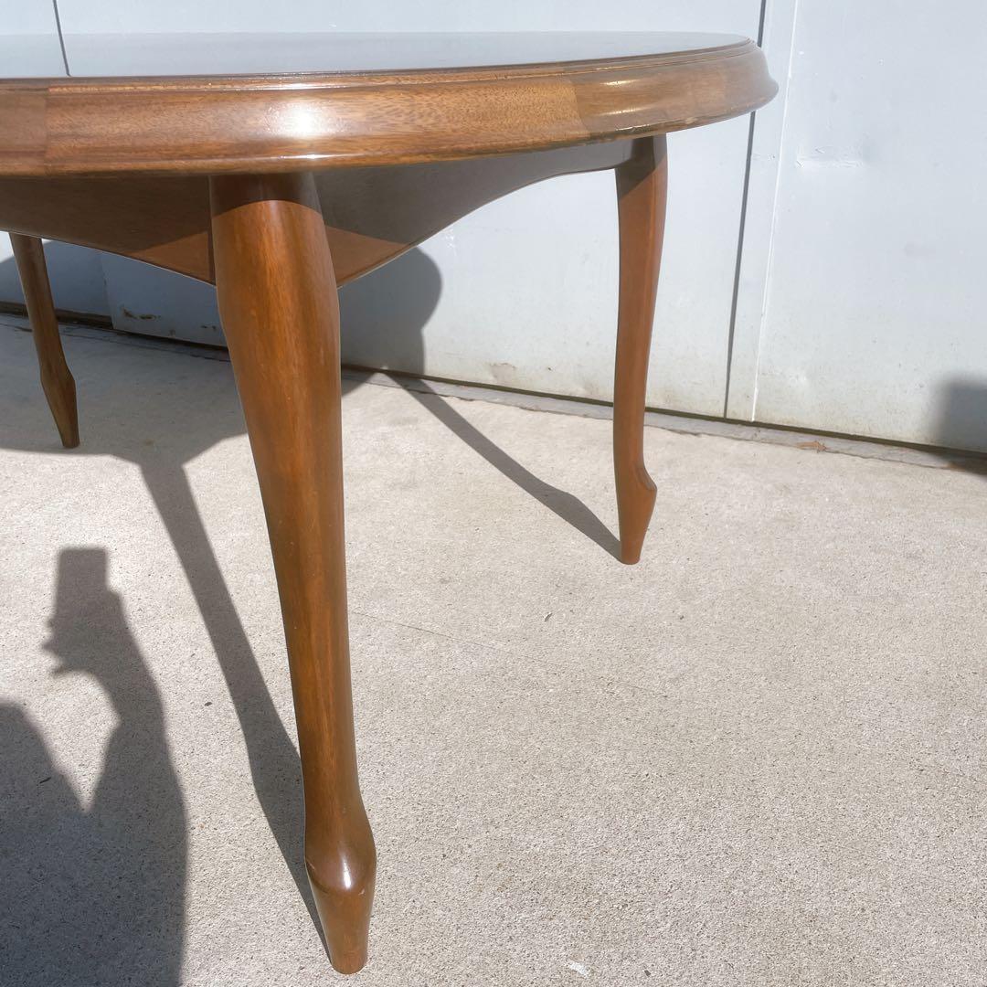 【美品】maruni マルニ アンティーク 猫脚ダイニングテーブル 昭和レトロ