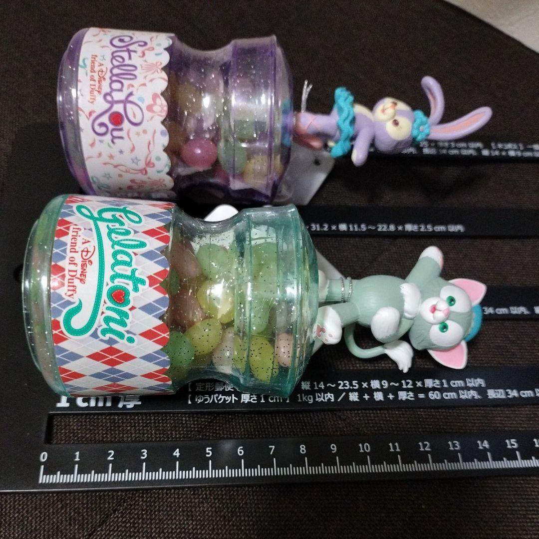 上海ディズニーランド　ジェラトーニ&ステラルー　フィギュア付きプラスチックケース