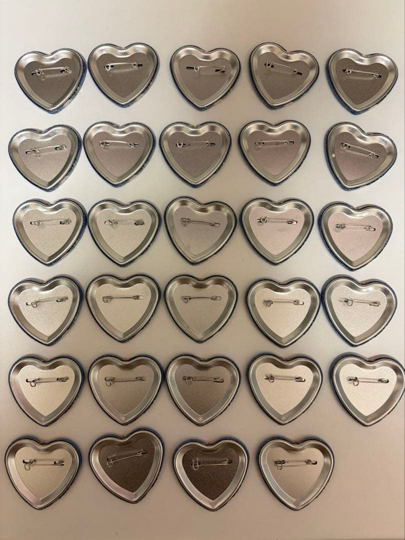 鬼滅の刃 時透無一郎 ストロベリーフェスティバル ハート缶バッジ 29個セット