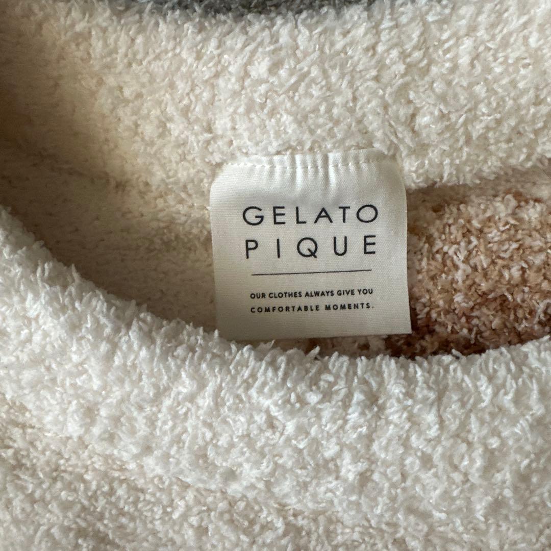 【少し訳あり】ジェラートピケ　ルームウェア トイプードル 上下セット❁