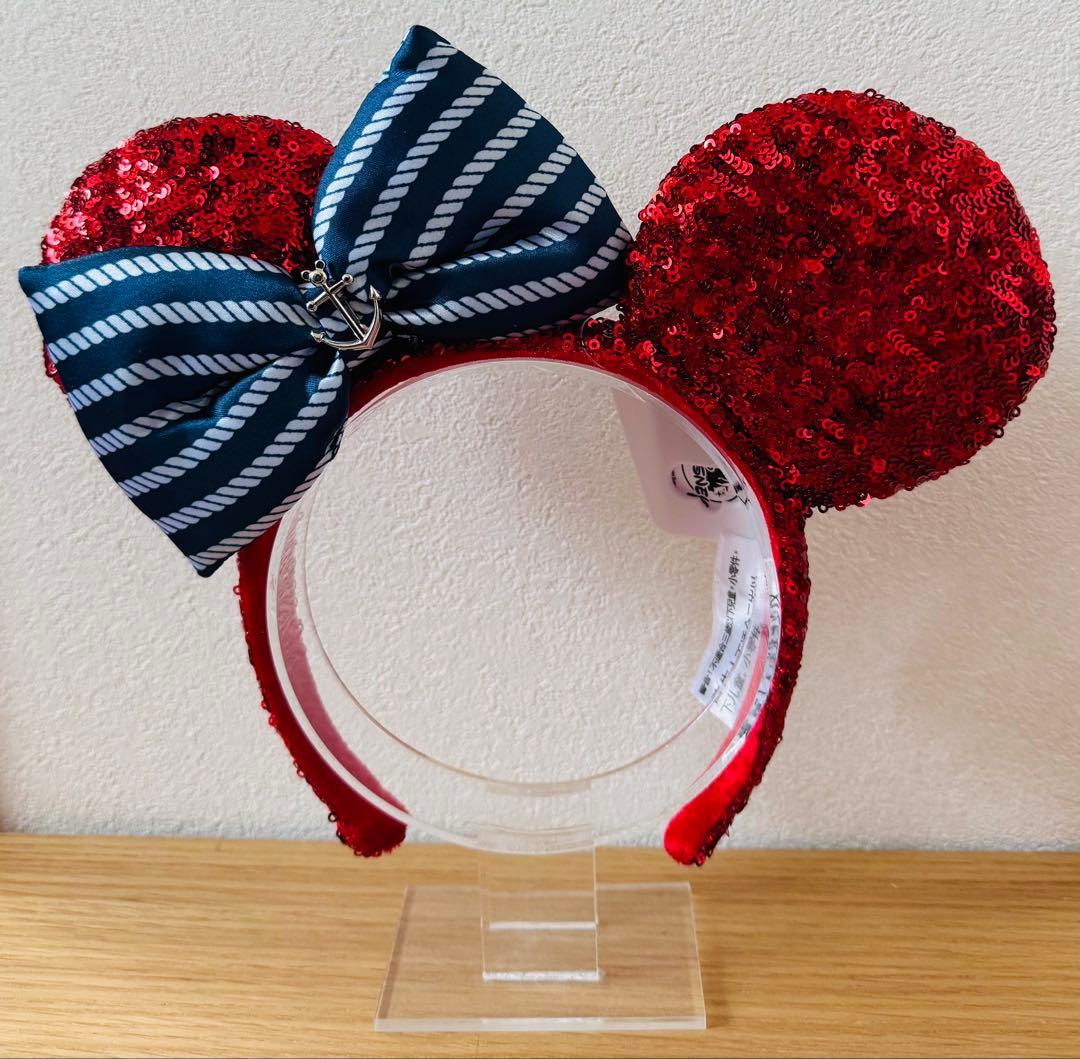 ミッキーマウス型スパンコールカチューシャ