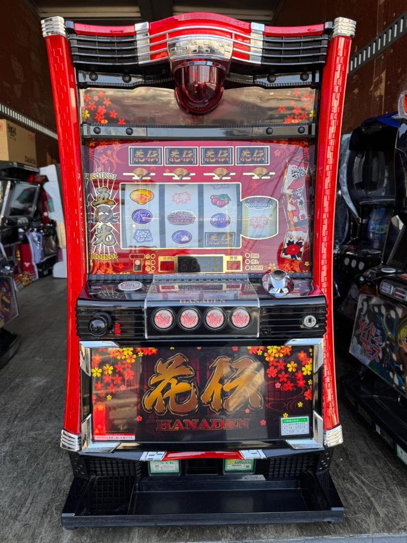 パチスロ実機　S花伝M4　不要機ボリューム調整付　希少台