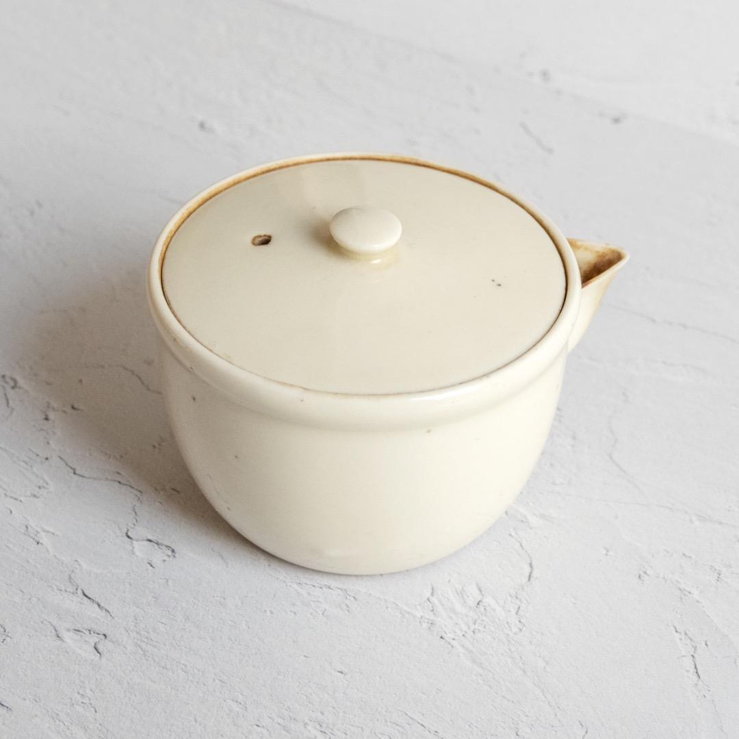 白瓷 宝瓶 初代 竹泉 造 箱付き｜骨董 泡瓶 白磁 アンティーク