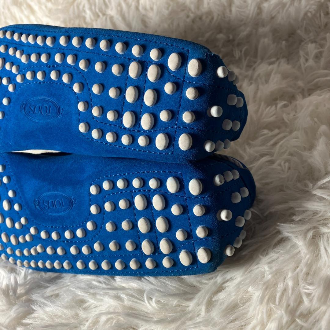 極美品 TODS トッズ ゴンミーニ レザー モカシン ドライビングシューズ 6