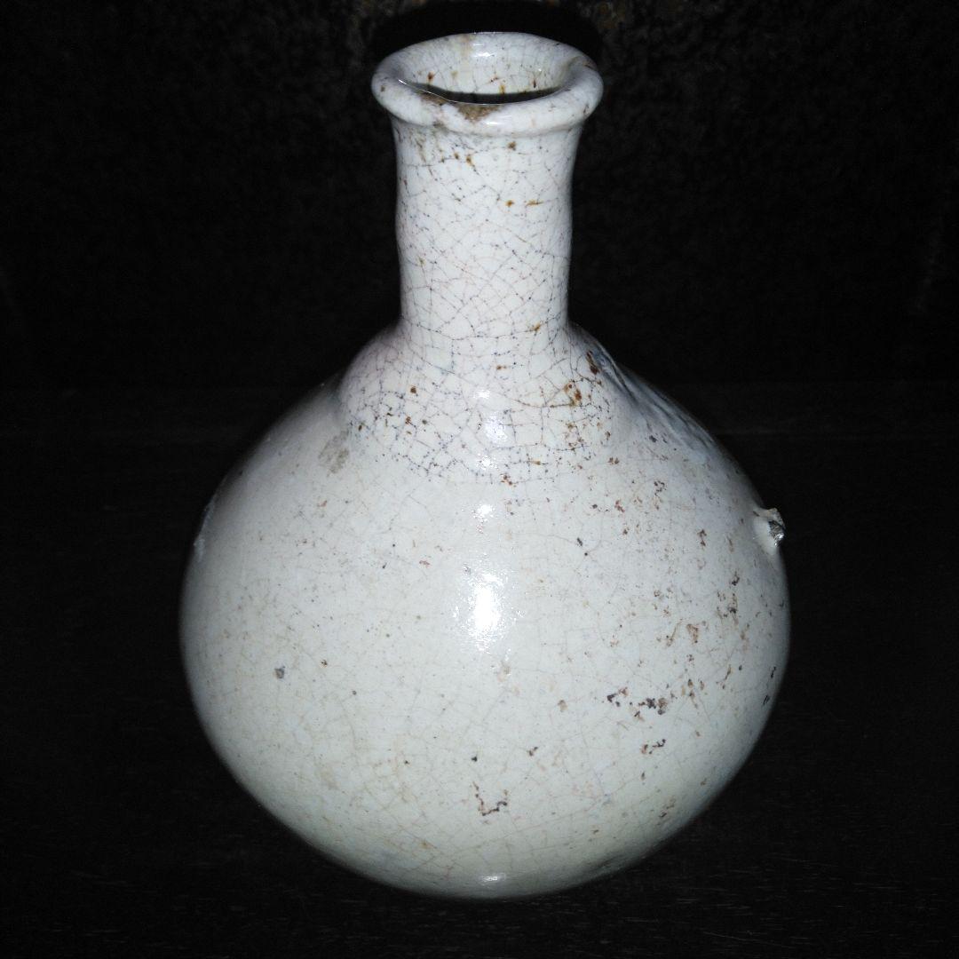 NO294 秋田 寺内焼 徳利　アンティーク品