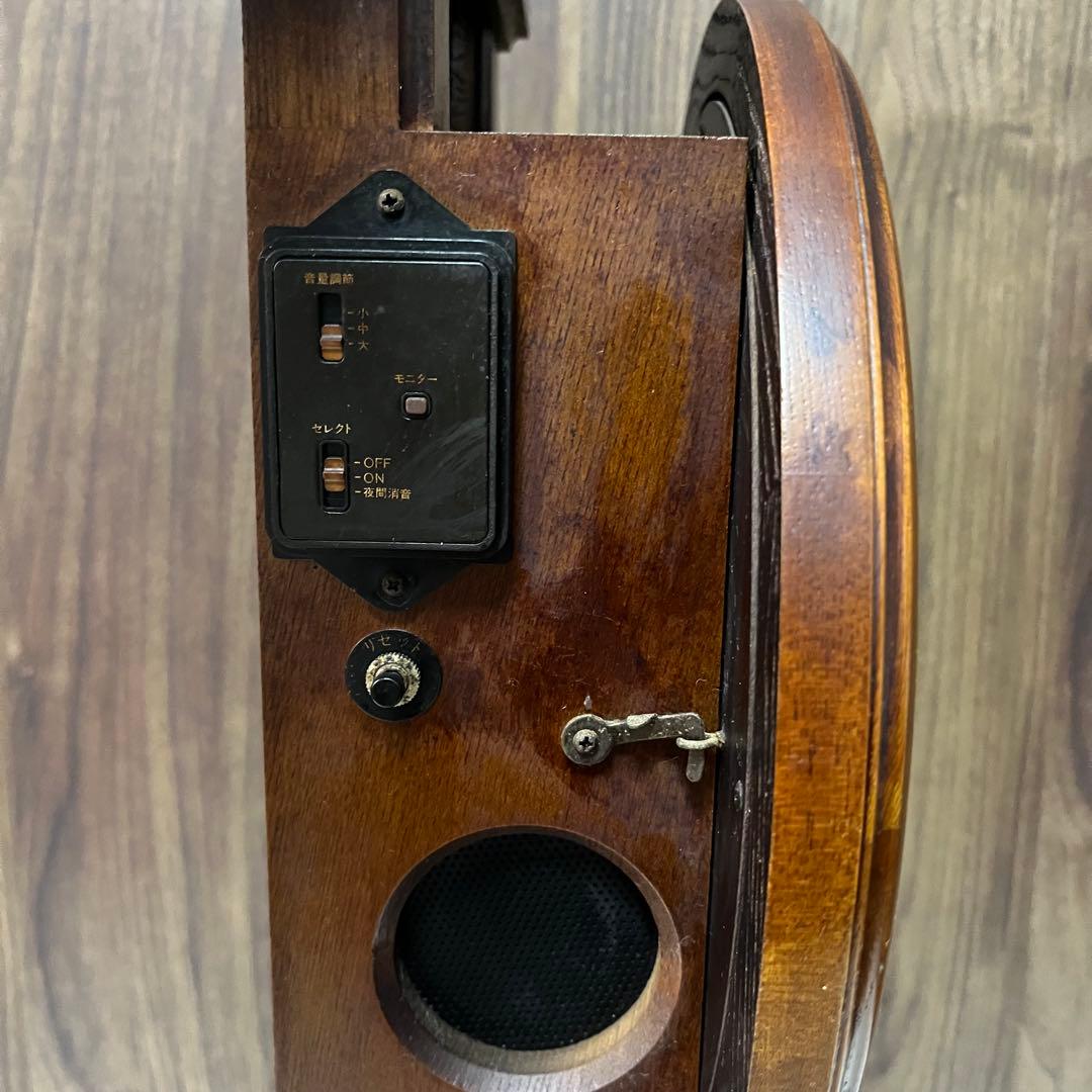 【動作確認済】Small World 掛け時計/からくり時計 71.5cm