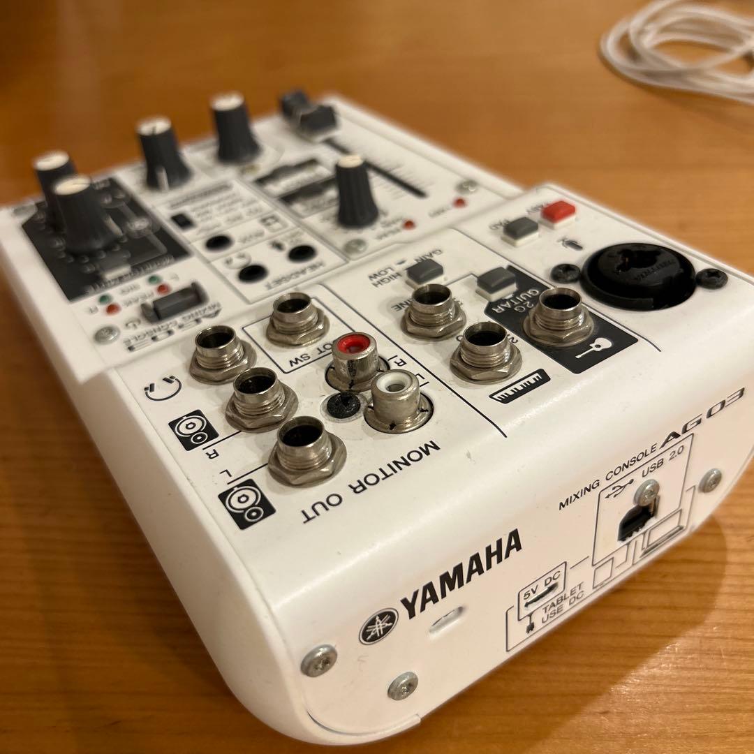 YAMAHA AG03 オーディオインターフェイス 箱説明書付き