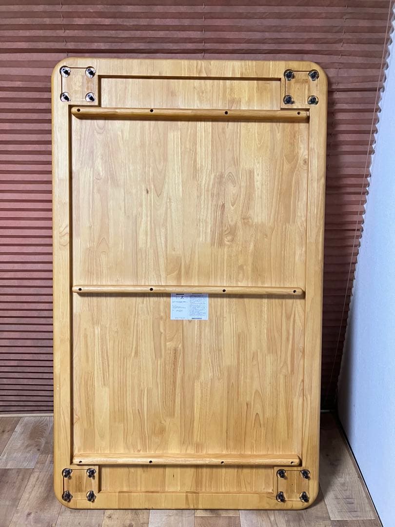 貞刈製作所　高齢者施設向け木製テーブル150cm長方形　4人掛け　テーブル　介護