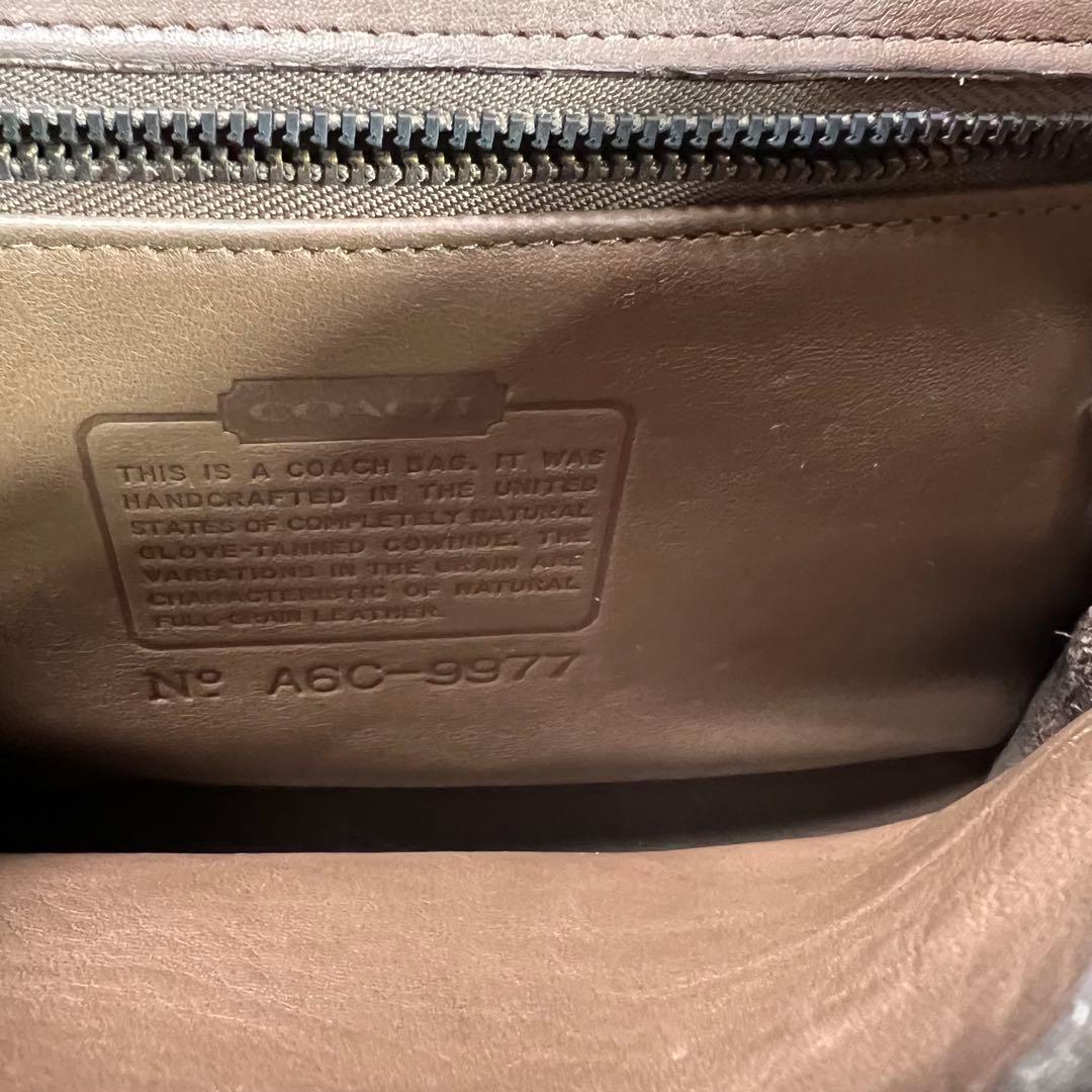 オールドコーチ ショルダーバッグ 2way ターンロック モカブラウン USA製