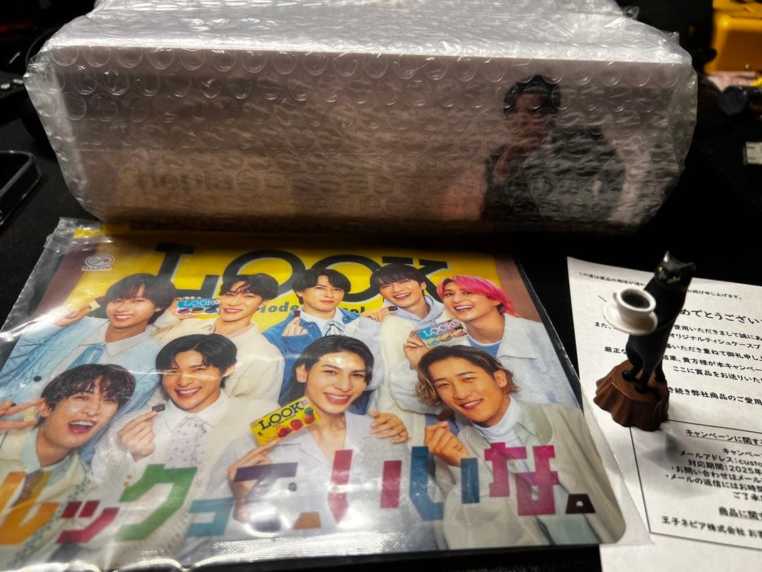 ネピア　目黒蓮　ティッシュケースキャンペーン当選アイテムとスライドポーチ付き