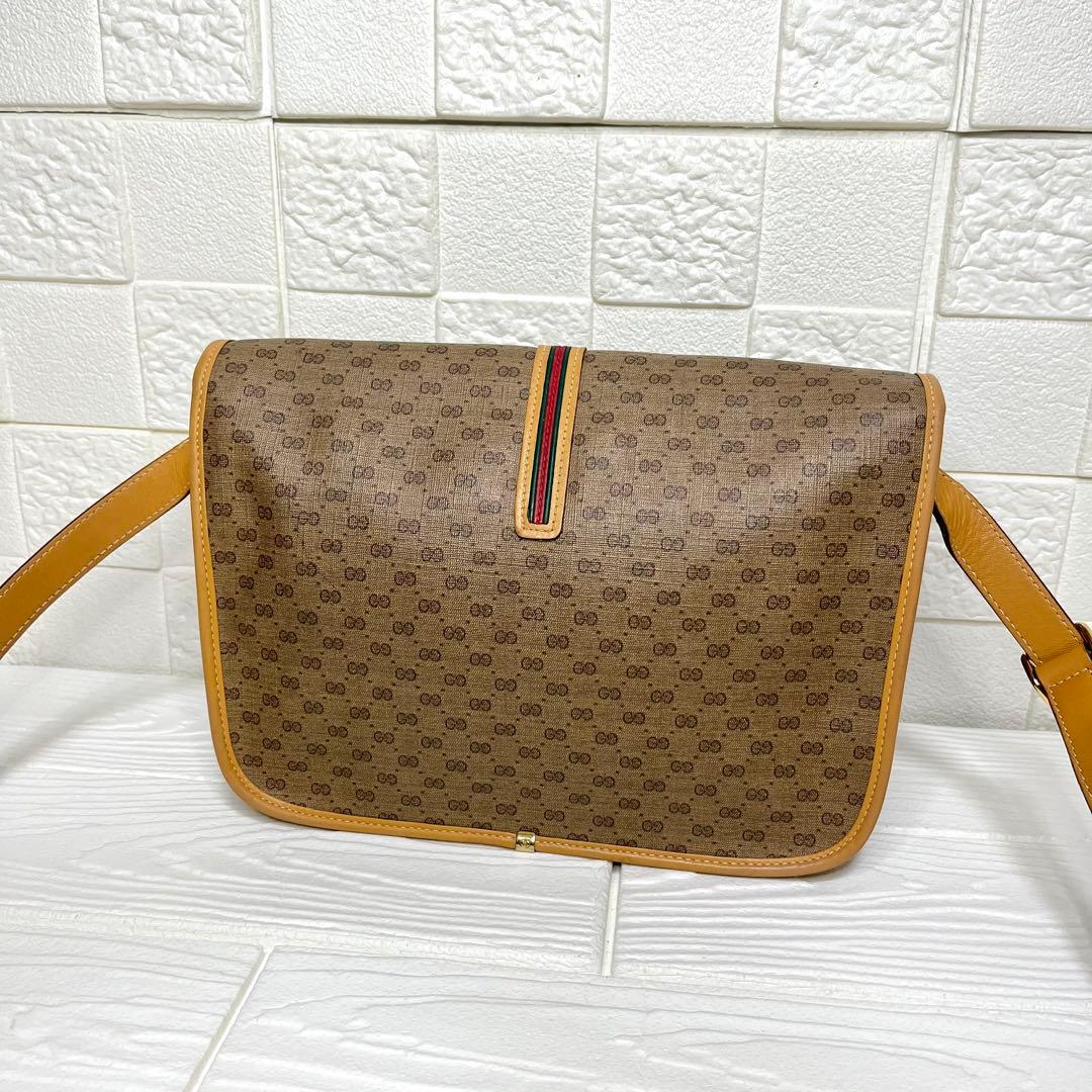 ✨上美品✨☘️GUCCI☘️✨ショルダーバッグ✨マイクロGG✨シェリー✨PVCレザー
