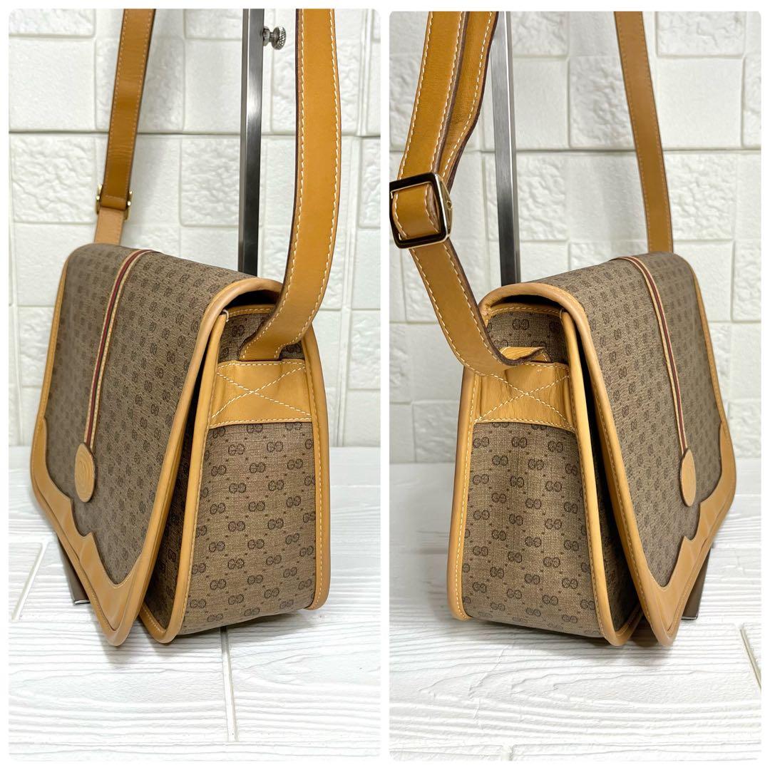 ✨上美品✨☘️GUCCI☘️✨ショルダーバッグ✨マイクロGG✨シェリー✨PVCレザー