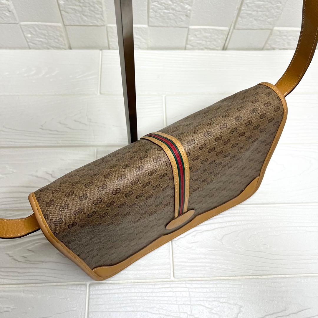 ✨上美品✨☘️GUCCI☘️✨ショルダーバッグ✨マイクロGG✨シェリー✨PVCレザー