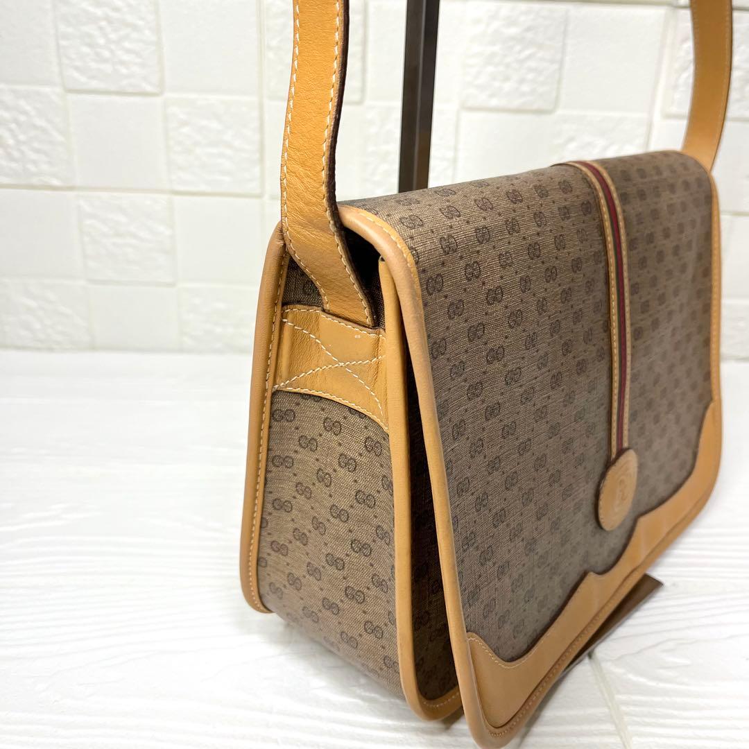 ✨上美品✨☘️GUCCI☘️✨ショルダーバッグ✨マイクロGG✨シェリー✨PVCレザー