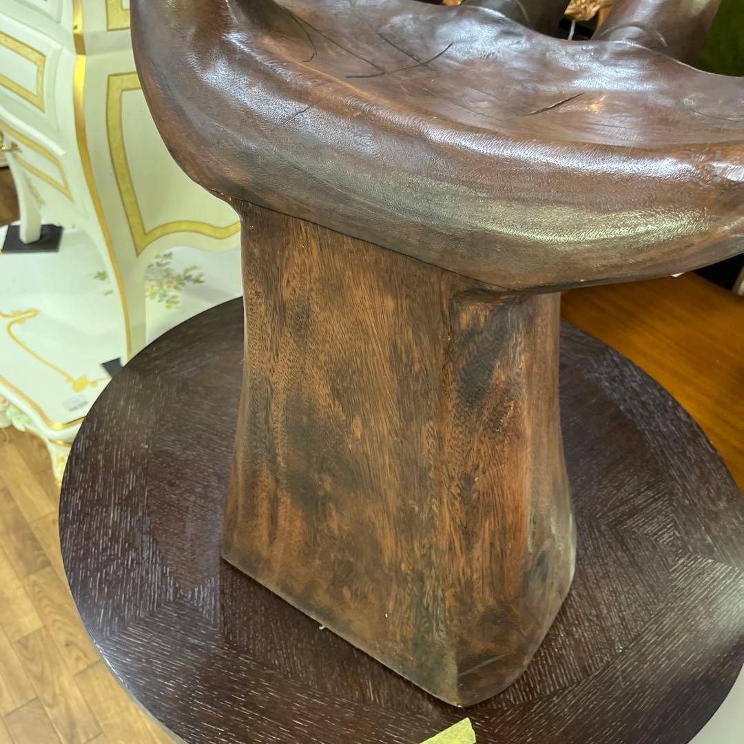 【アジアン】◇手型スツール◆置き物としても◇木彫り◆