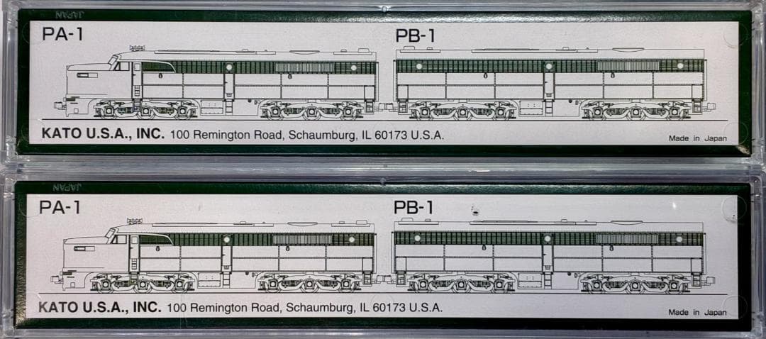 ALCO社 PA-1&PB-2 旅客用大型ディーゼル機関車 2両セット