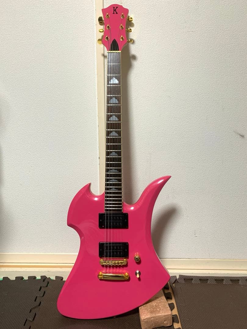 K Garage モッキンバード エレキギター hide ピンク mg