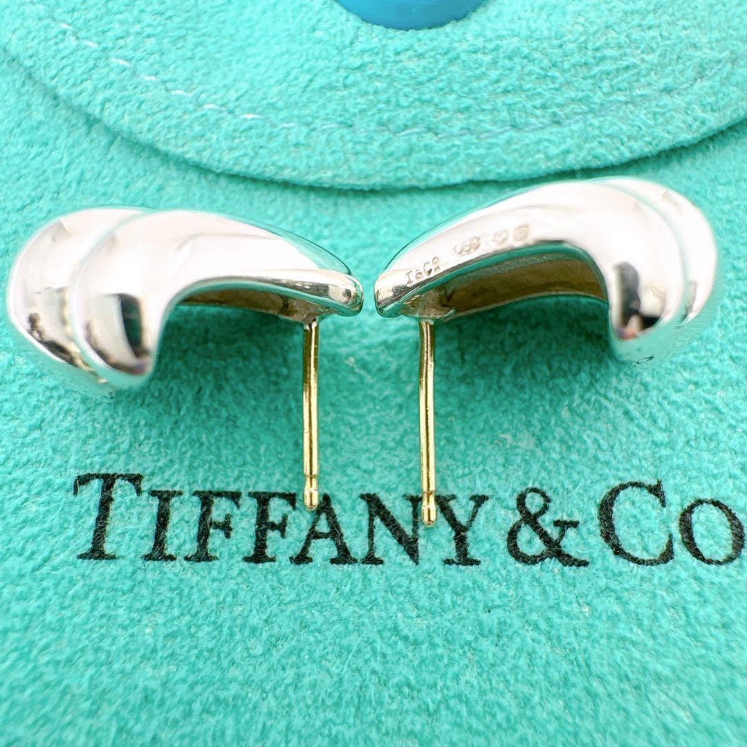 極美品 オールドティファニー ツイストロープ コンビ キャッチ社外品 シルバー