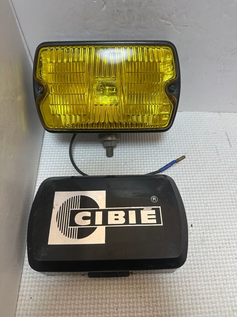 希少/黒カバー付き当時物CIBIEフォグランプIODE35黒ボディシビエフォグ