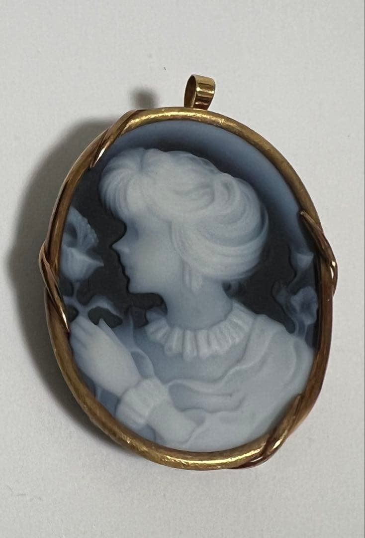 カメオペンダントの ペンダント K18