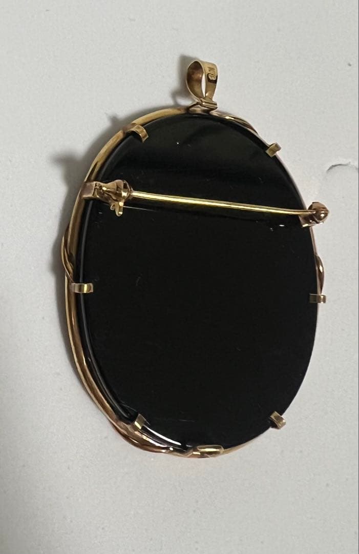 カメオペンダントの ペンダント K18