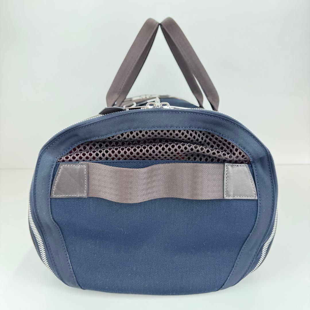 新品未使用　HERMES エルメス　犬用キャリーバッグ　ネイビー　ブラウン