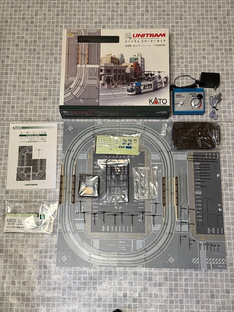 【ジャンク・車両なし】KATO 40-900 ユニトラム スターターセット