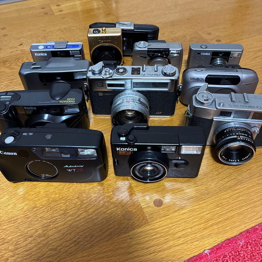 フィルムカメラセット Konica Canon 他