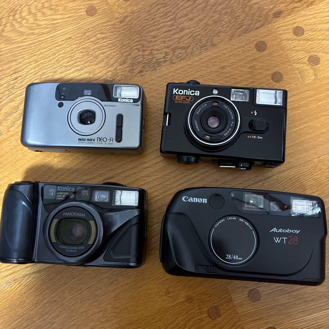 フィルムカメラセット Konica Canon 他