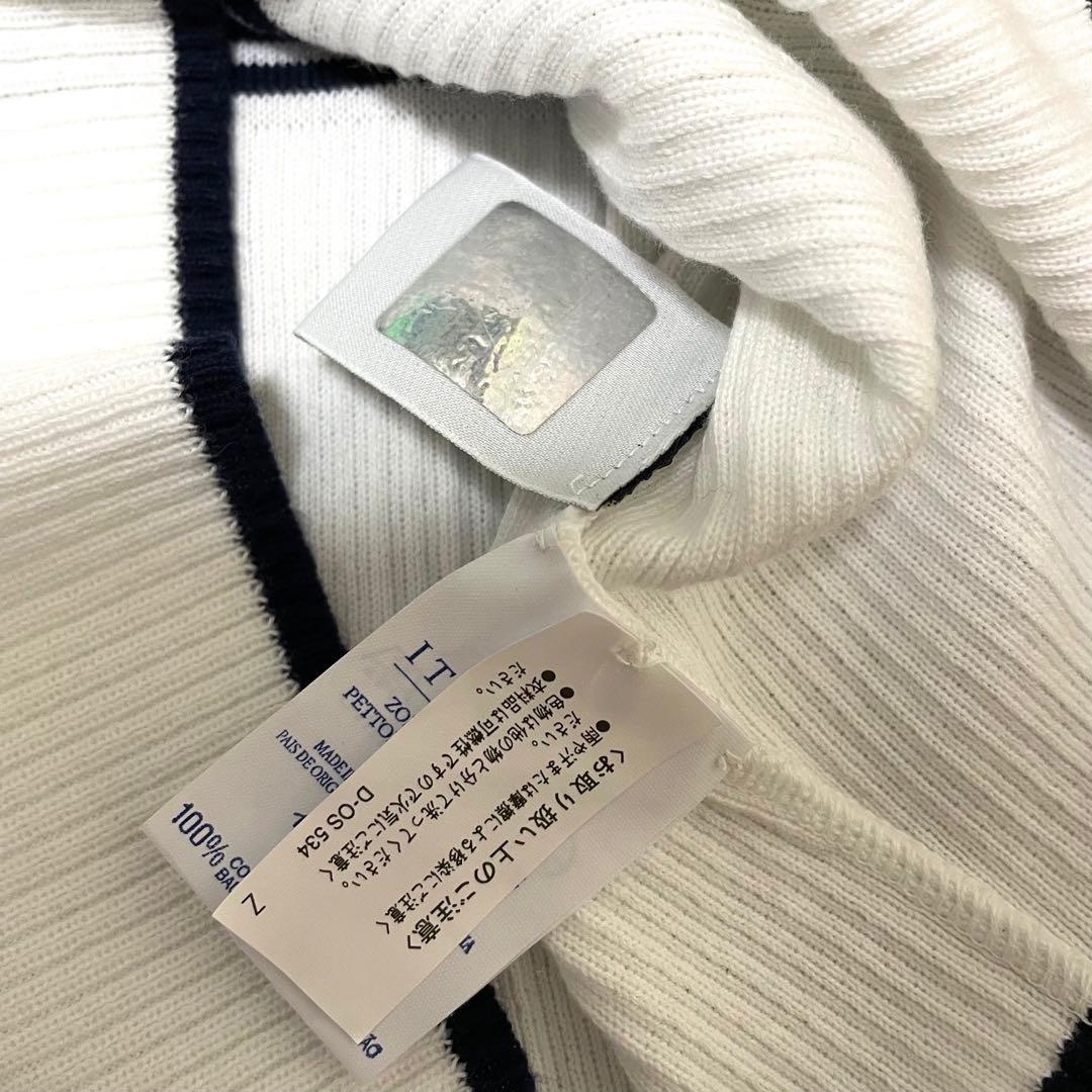 新品タグ付き　DOLCE&GABBANA　デカロゴ刺繍　ニットベスト　M