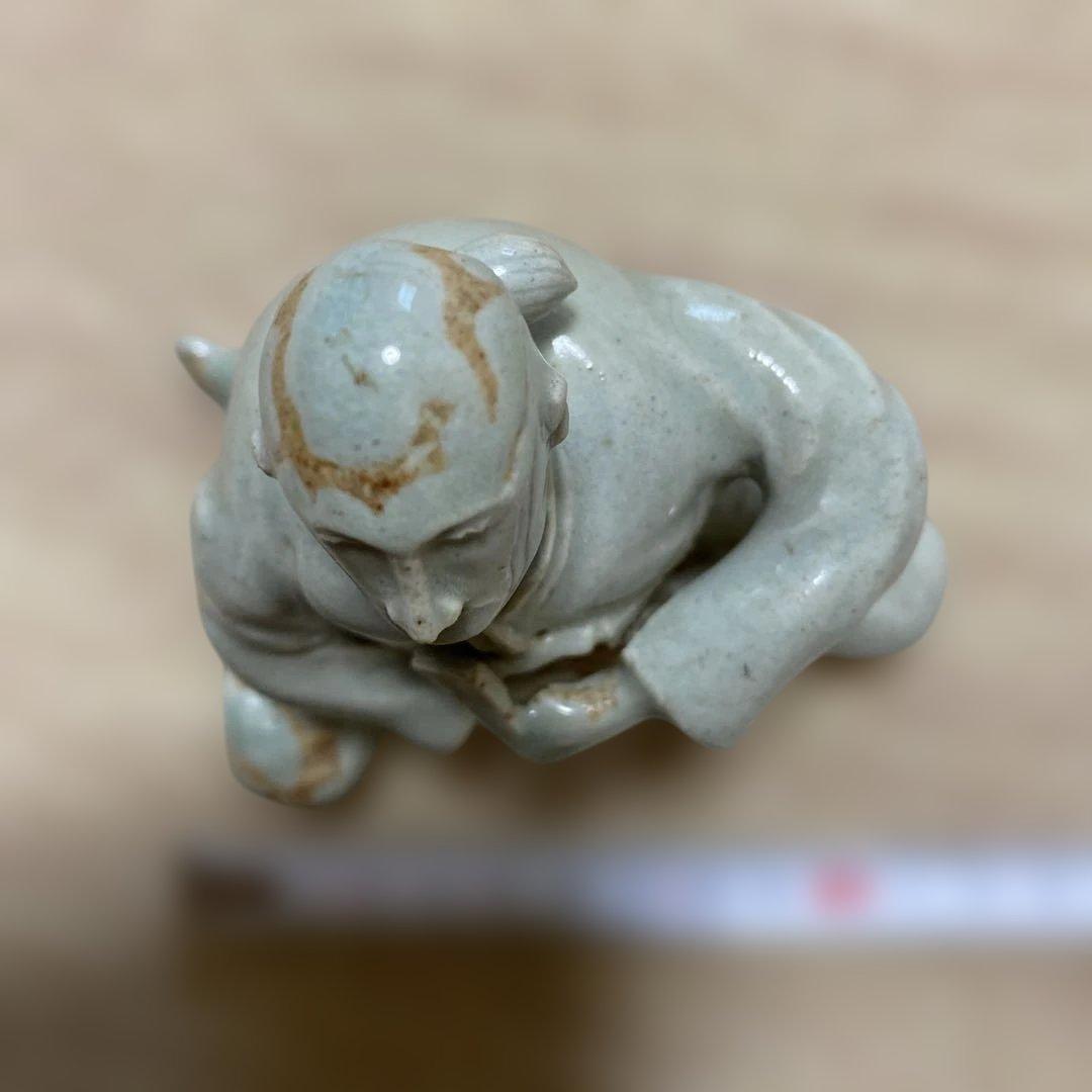 朝鮮　陶器　坐像