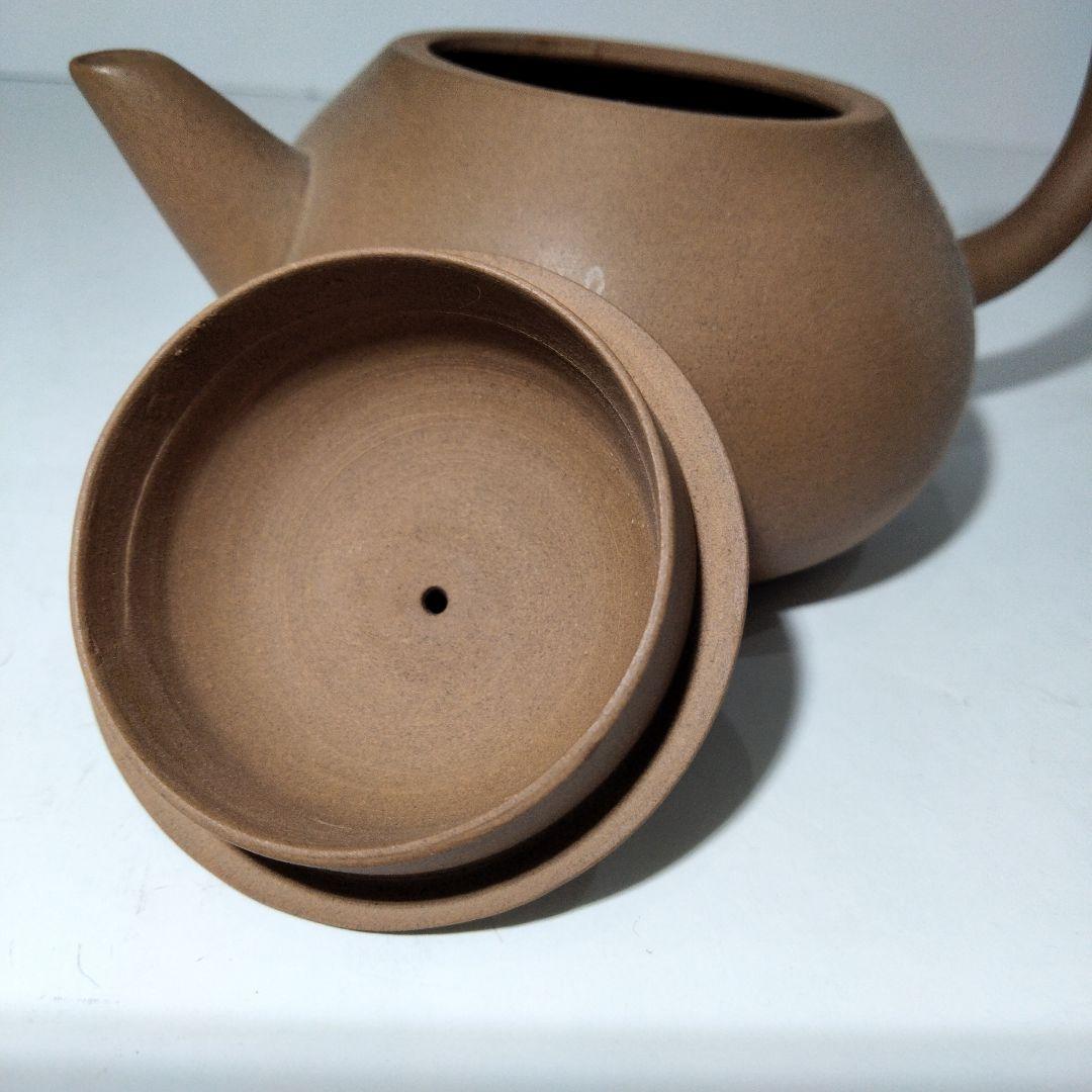 k27-1 中国古玩 朱泥上手急須 紫砂急須 在銘印有 時代唐物　D