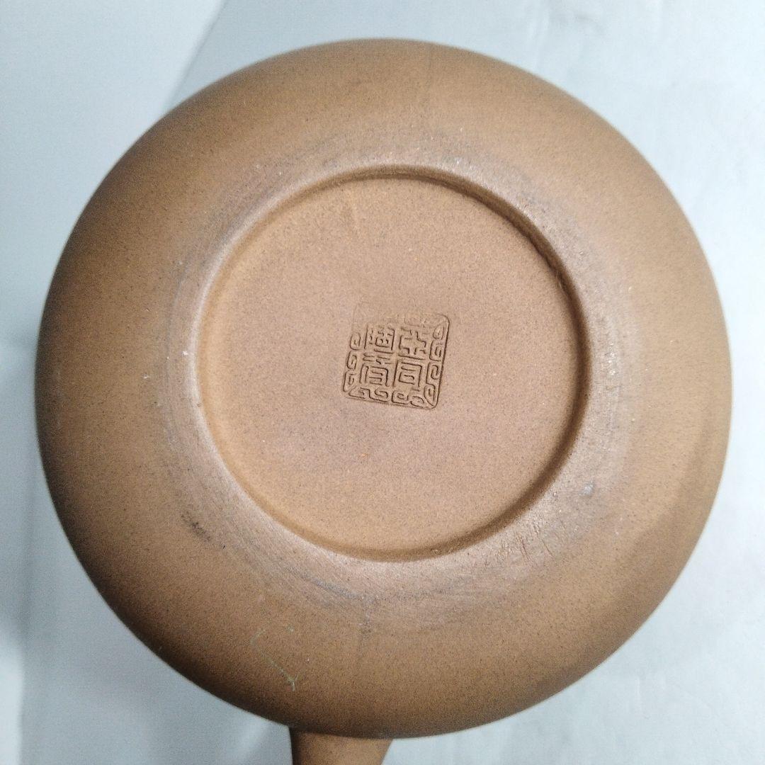 k27-1 中国古玩 朱泥上手急須 紫砂急須 在銘印有 時代唐物　D