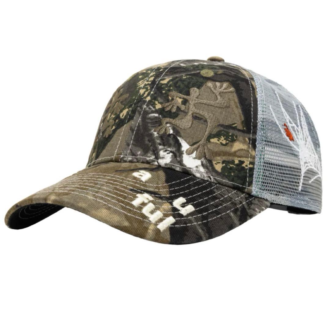 b.Eautiful biyu hat cap カモ メッシュキャップ 迷彩