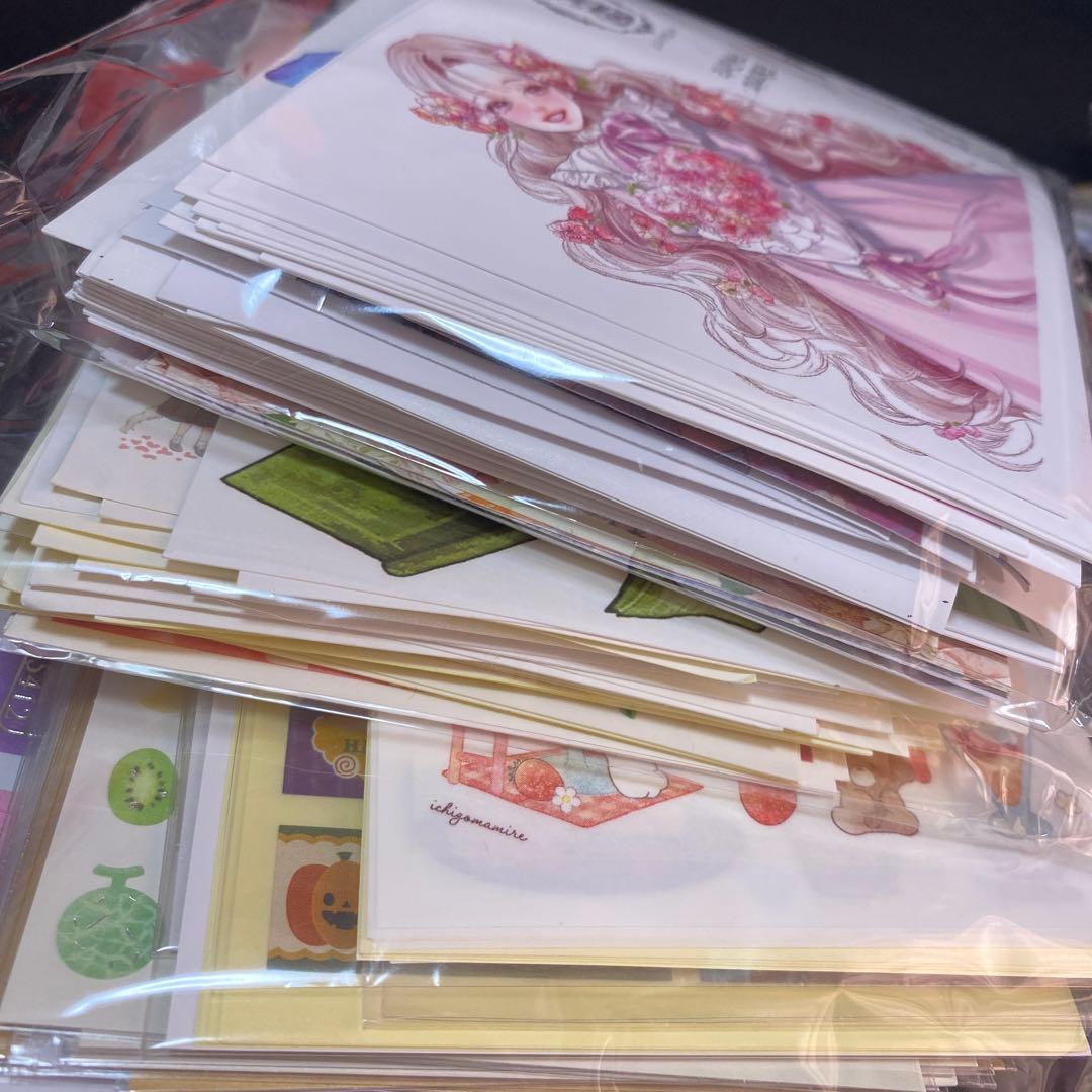 100サイズ 紙モノ コラージュ素材 大量まとめ売り