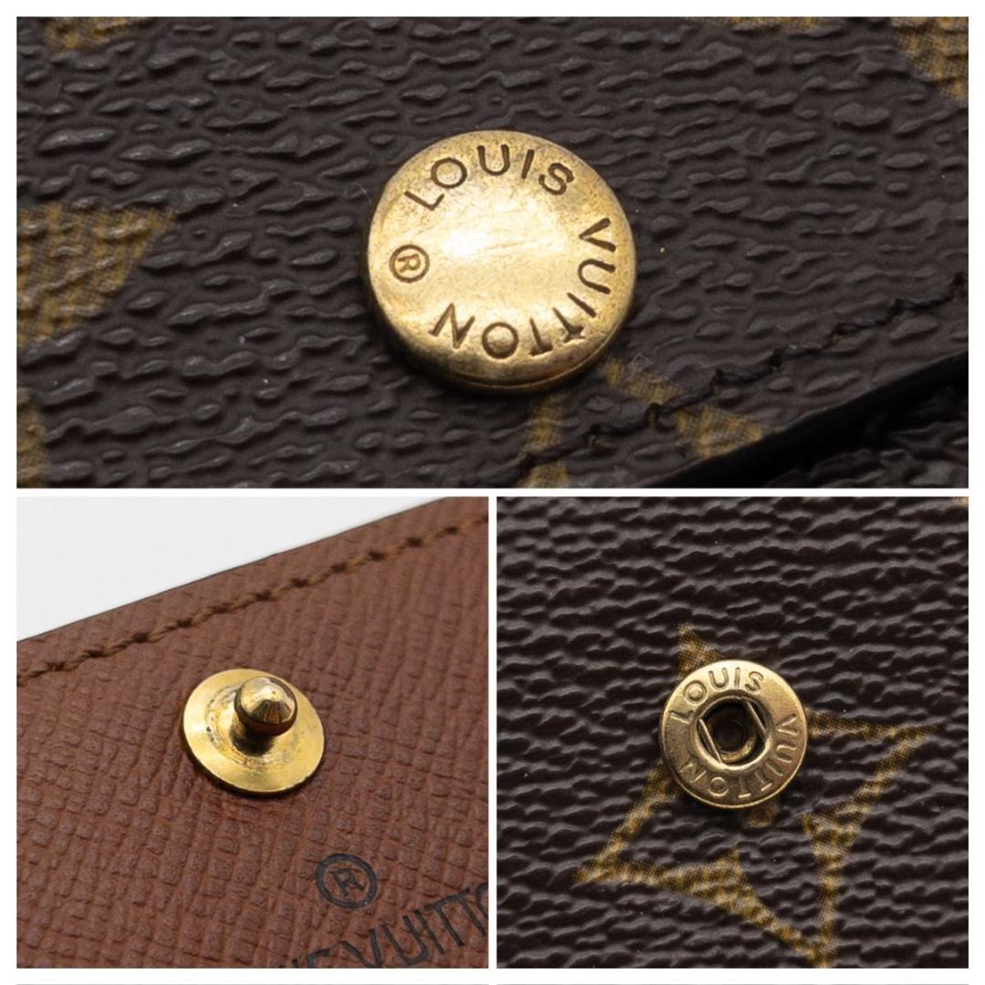 【極美品】ルイヴィトン　ミュルティクレ6 モノグラム　キーケース　茶色