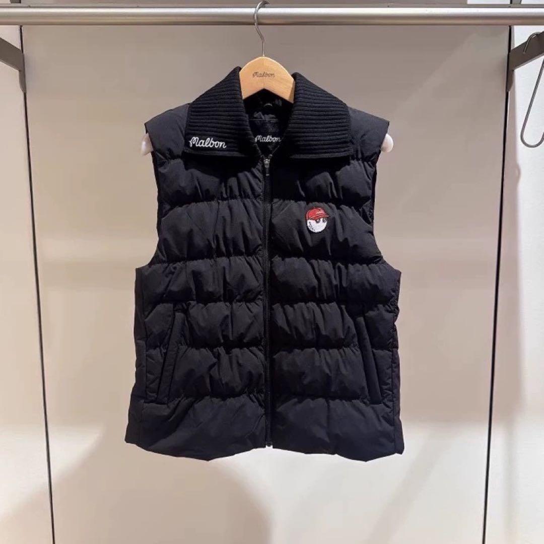 MALBON マルボンゴルフウェア トップス ノースリーブ ダウンベスト