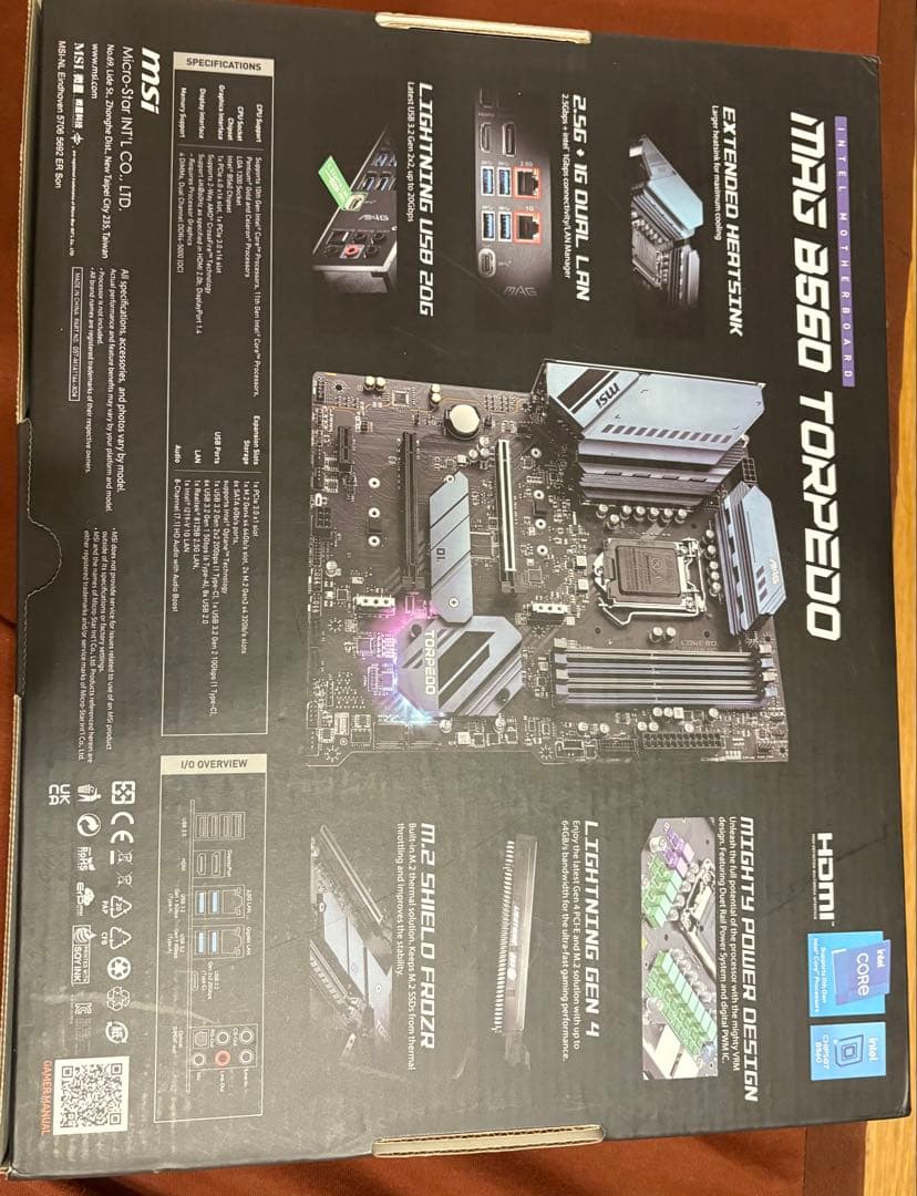 MSI MAG B560 TORPEDO マザーボード