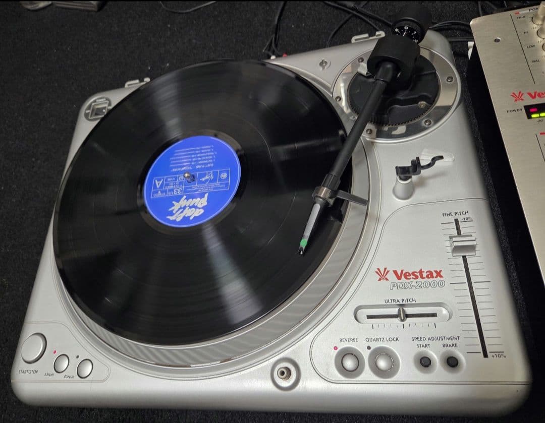 [動作品 簡易メンテ済]Vestaxターンテーブルミキサーセット 針ほぼ未使用