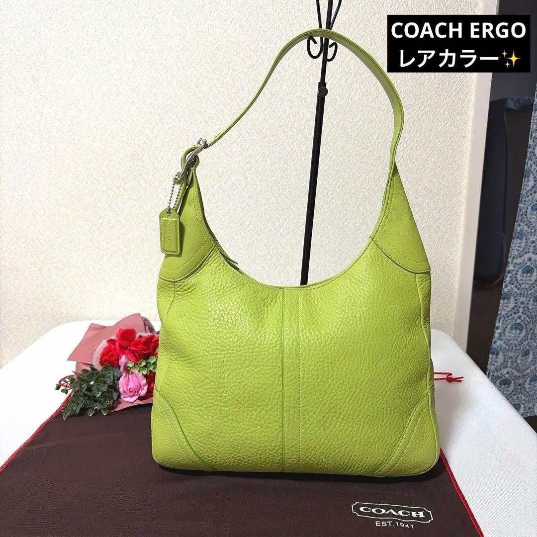 バッグ OLD COACH ERGO GLEEN LIGHT GLEEN BAG