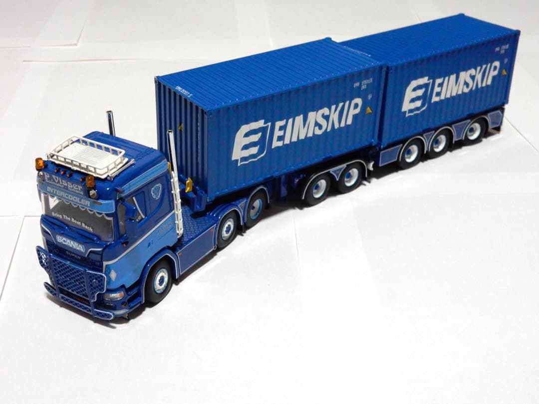 1/50 tekno スカニア S コンテナ　20ft コンビ　トレーラー