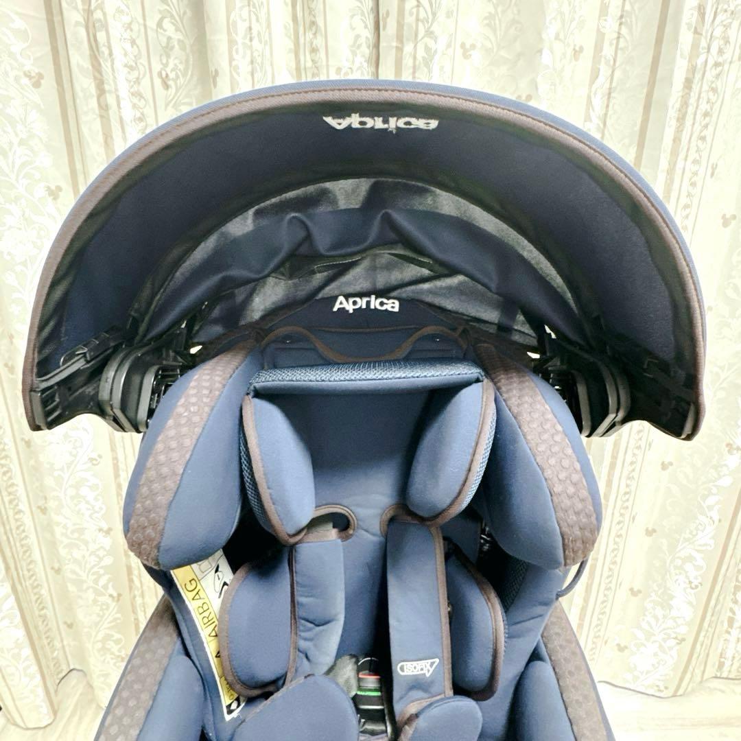 【美品】ISOFIX アップリカ チャイルドシート フラディアグロウ ネイビー