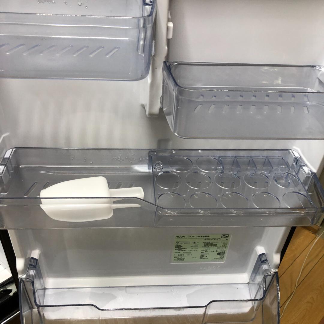 美品 アクア 冷蔵庫 AQR-VZ43J(T) 2020年製 右開き 88148