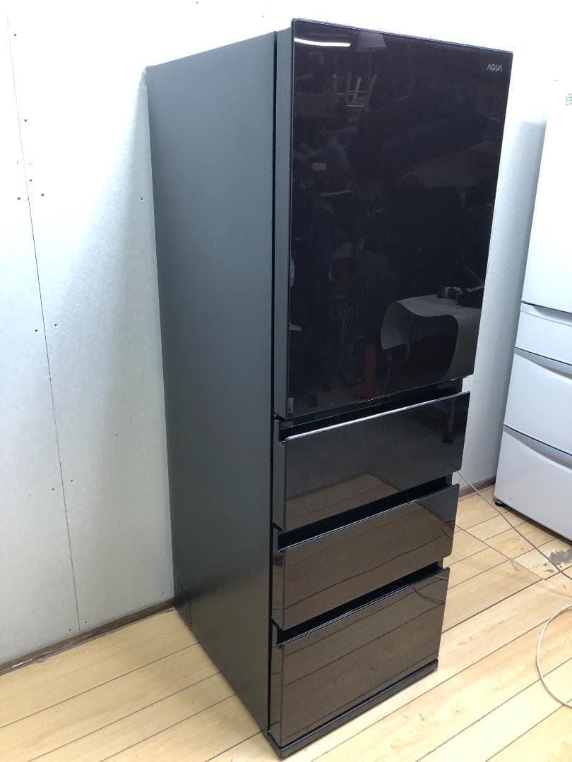 美品 アクア 冷蔵庫 AQR-VZ43J(T) 2020年製 右開き 88148