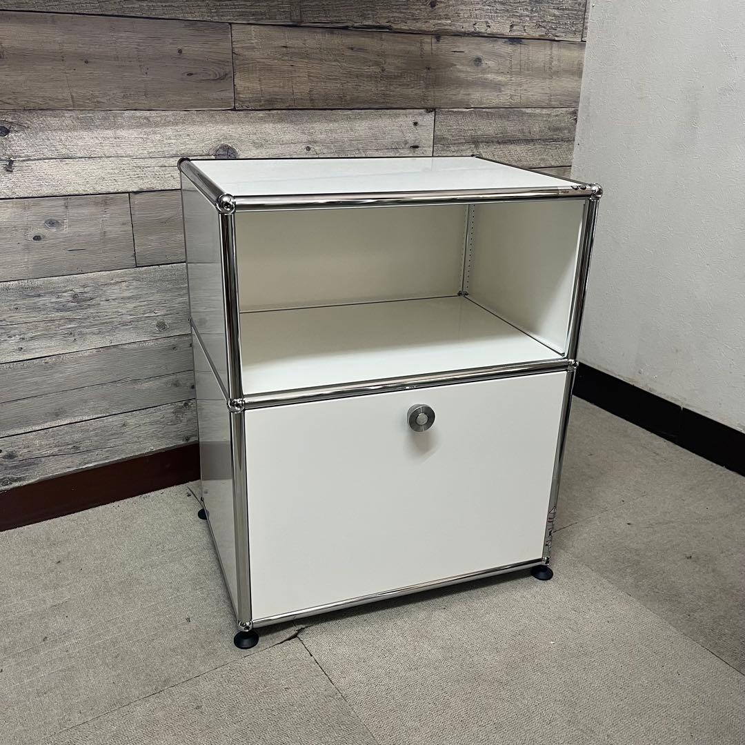 7/12迄限定販売 USM Haller １列２段ベッドサイドボード 色：白