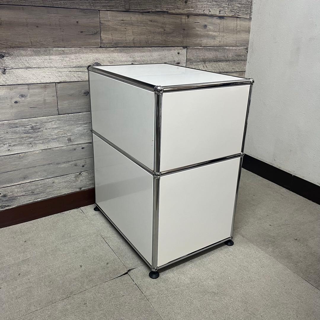 7/12迄限定販売 USM Haller １列２段ベッドサイドボード 色：白