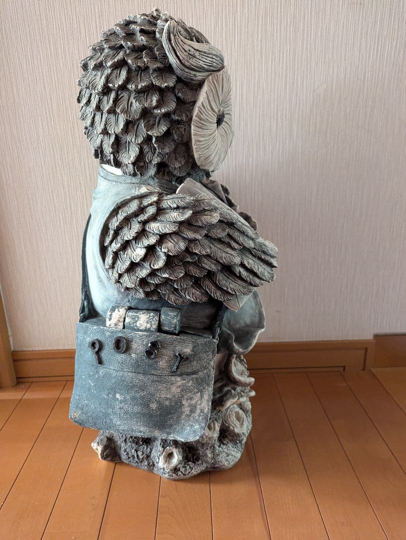 とりもち・フクロウ置物・みみずくポスト・インテリア置物・60センチ以上