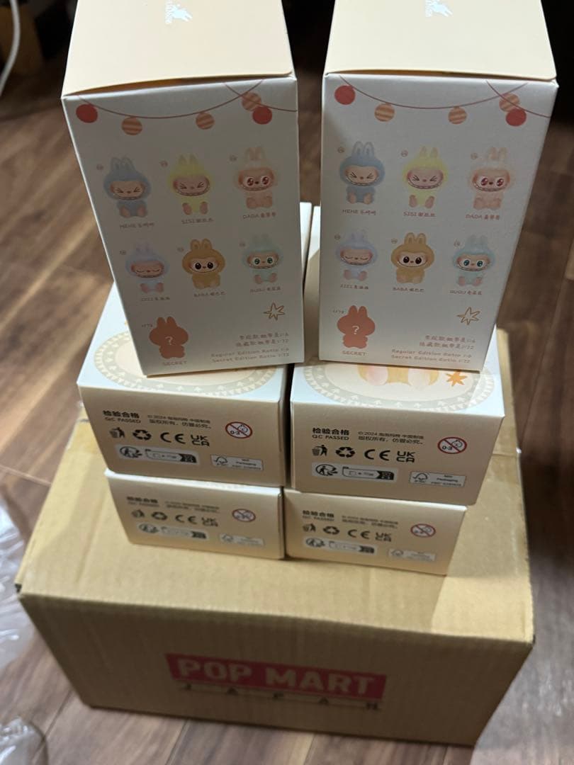 POPMART LABUBU THE MONSTERS ぬいぐるみ　6箱セット